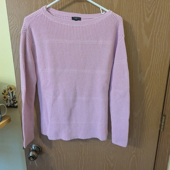 Talbots - Petite Small Mauve L/S Crewneck Sweater - ACCEPTING OFFERS!!! - Picture 2 of 5